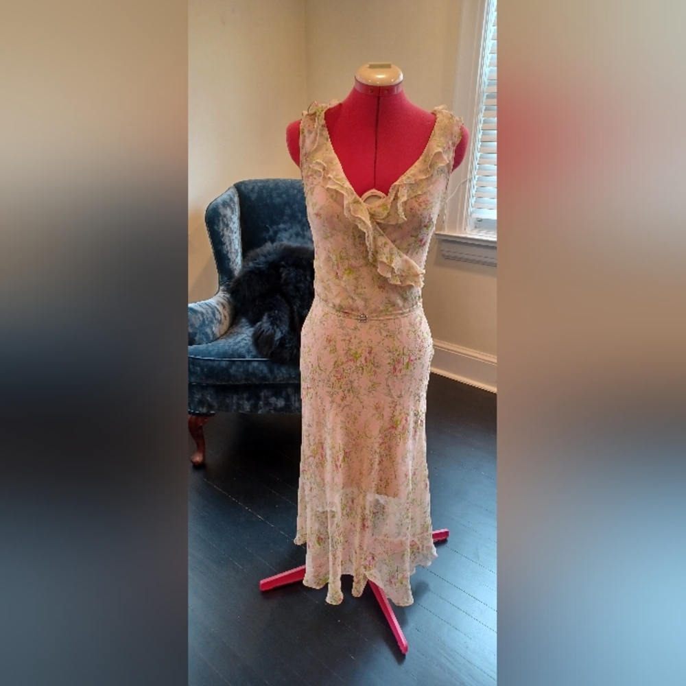 Collette Diniggan Silk Flower Dress